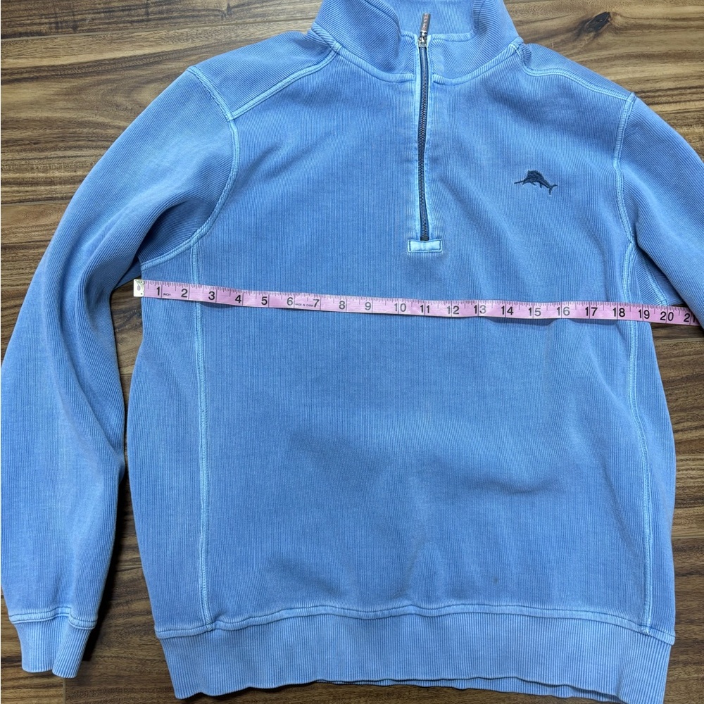 Tommy Bahama Men’s Relax Pullover, blue, size Small - Picture 4 of 7